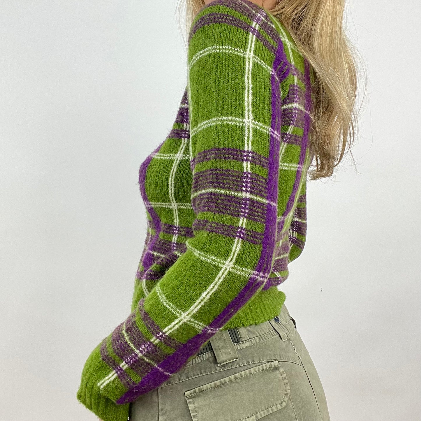 💚 💻 BEST PICKS | small green united colors of bennetton gingham jumper