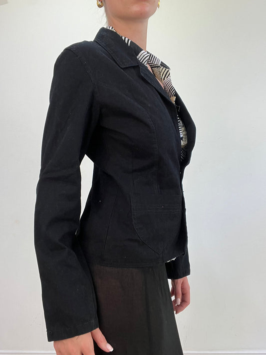 vintage edit: wedding guest | Pequena Jacket de estilo preto