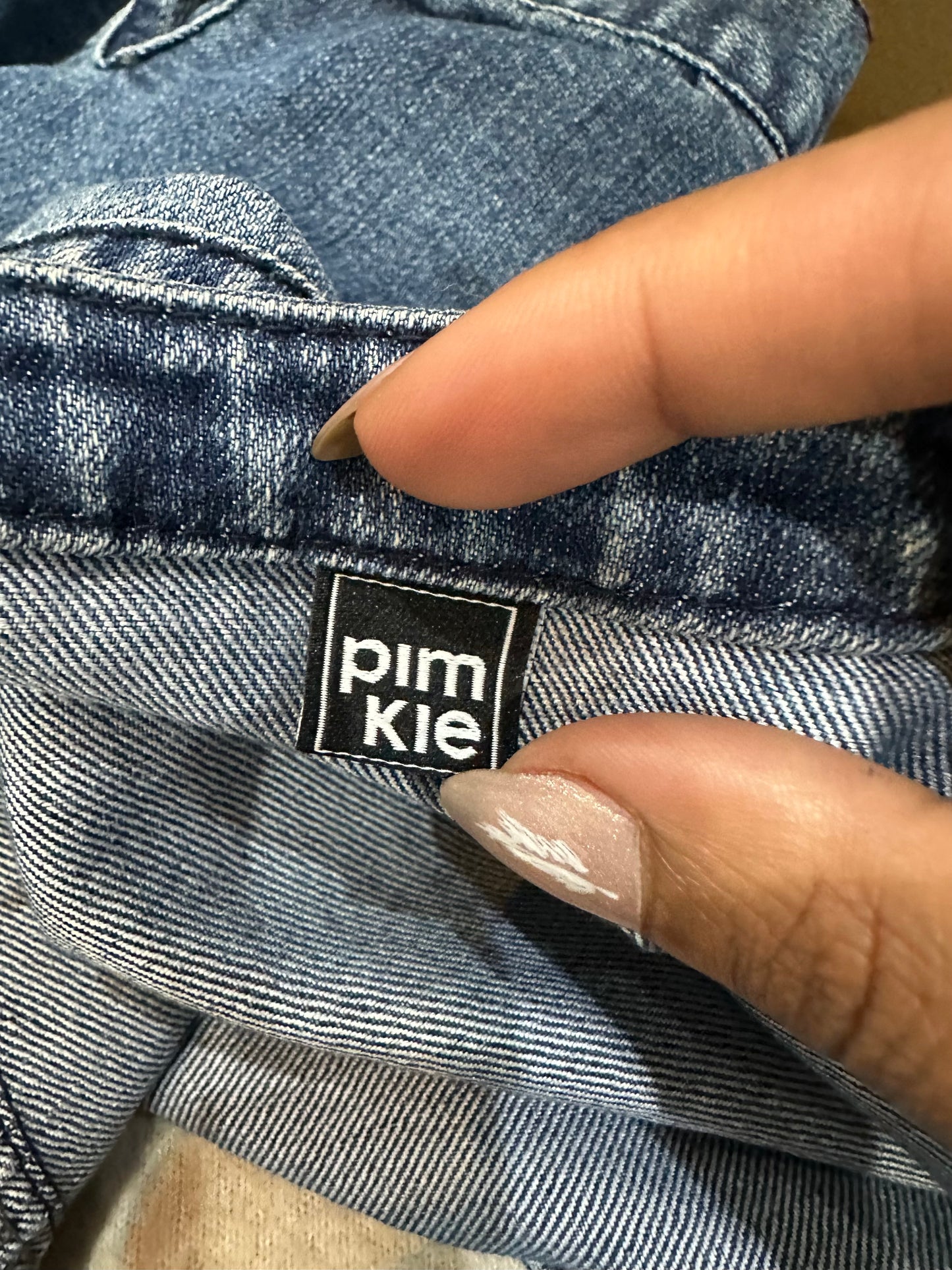 vintage edit thirty-three | small blue pimkie denim mini dress