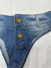 Vintage edit: día de San Valentín | pequeña tanga denim azul