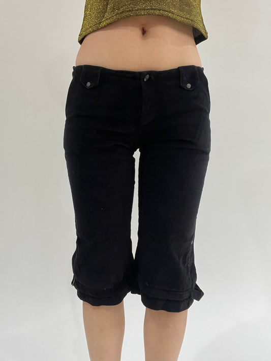 ‼️ | black button detail style shorts