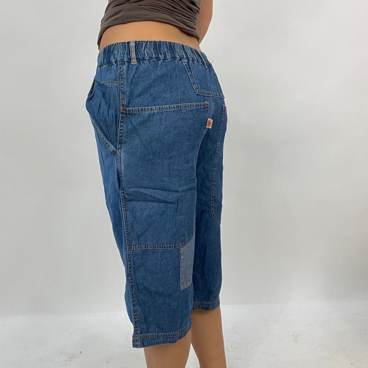 BLOKECORE DROP | denim two toned jorts - s/m