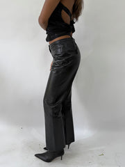 western edit | small/medium black kookai الجلد القماش
