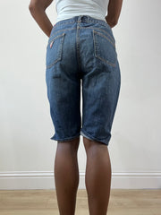 BEST PICKS | large blue guess denim knee length shorts