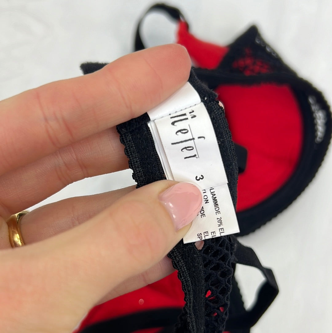 💚 OLIVIA RODRIGO DROP | xs black and red bra