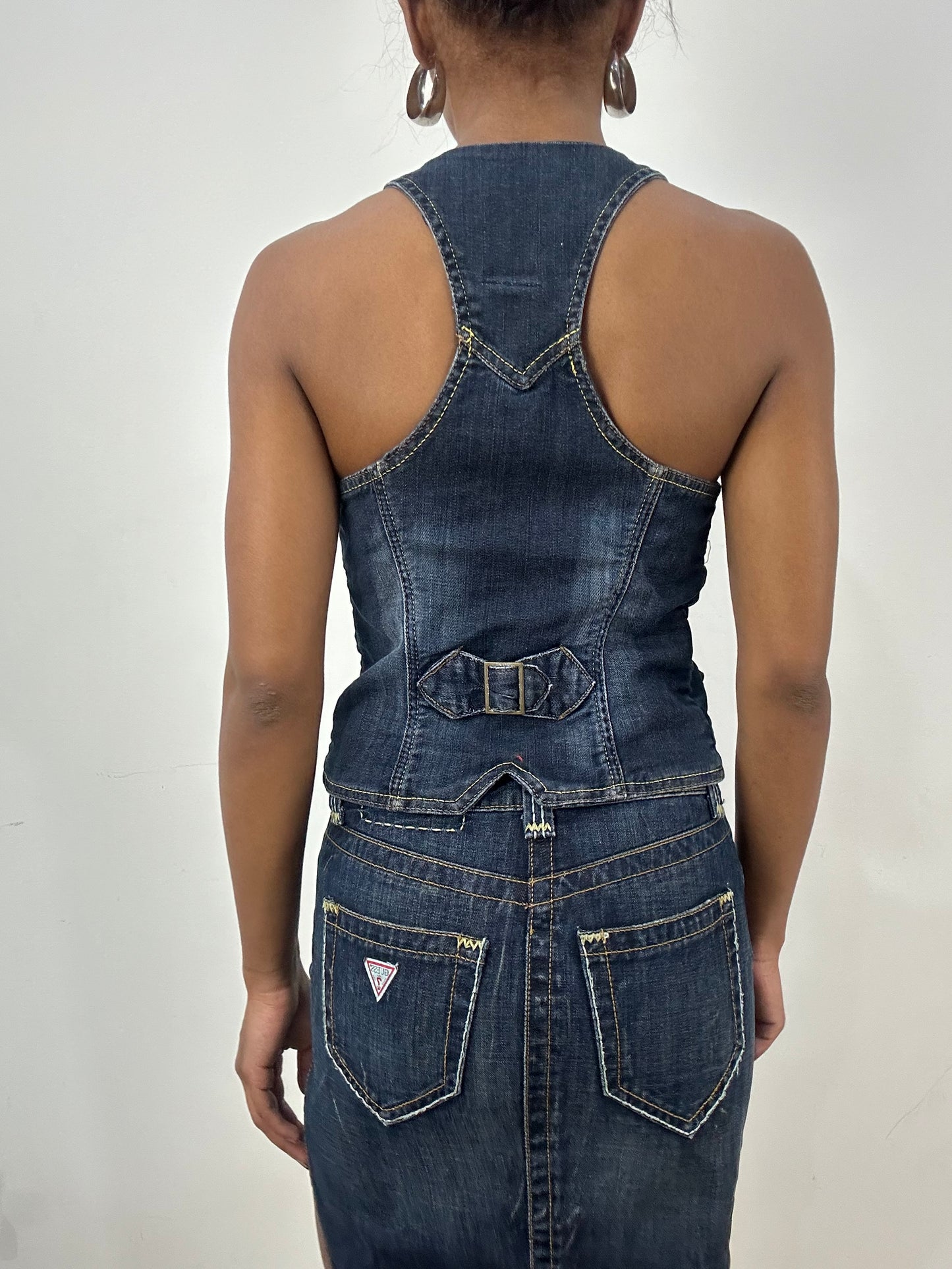 BEST PICKS | extra small blue old berskha denim waistcoat