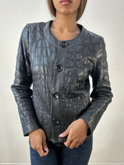 BEST PICKS | small black leather fitted jacket