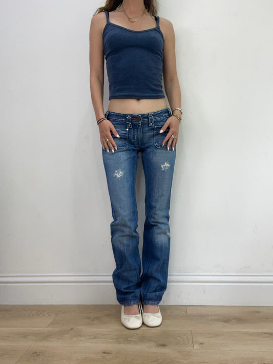 vintage edit twenty-two | small blue diesel denim jeans