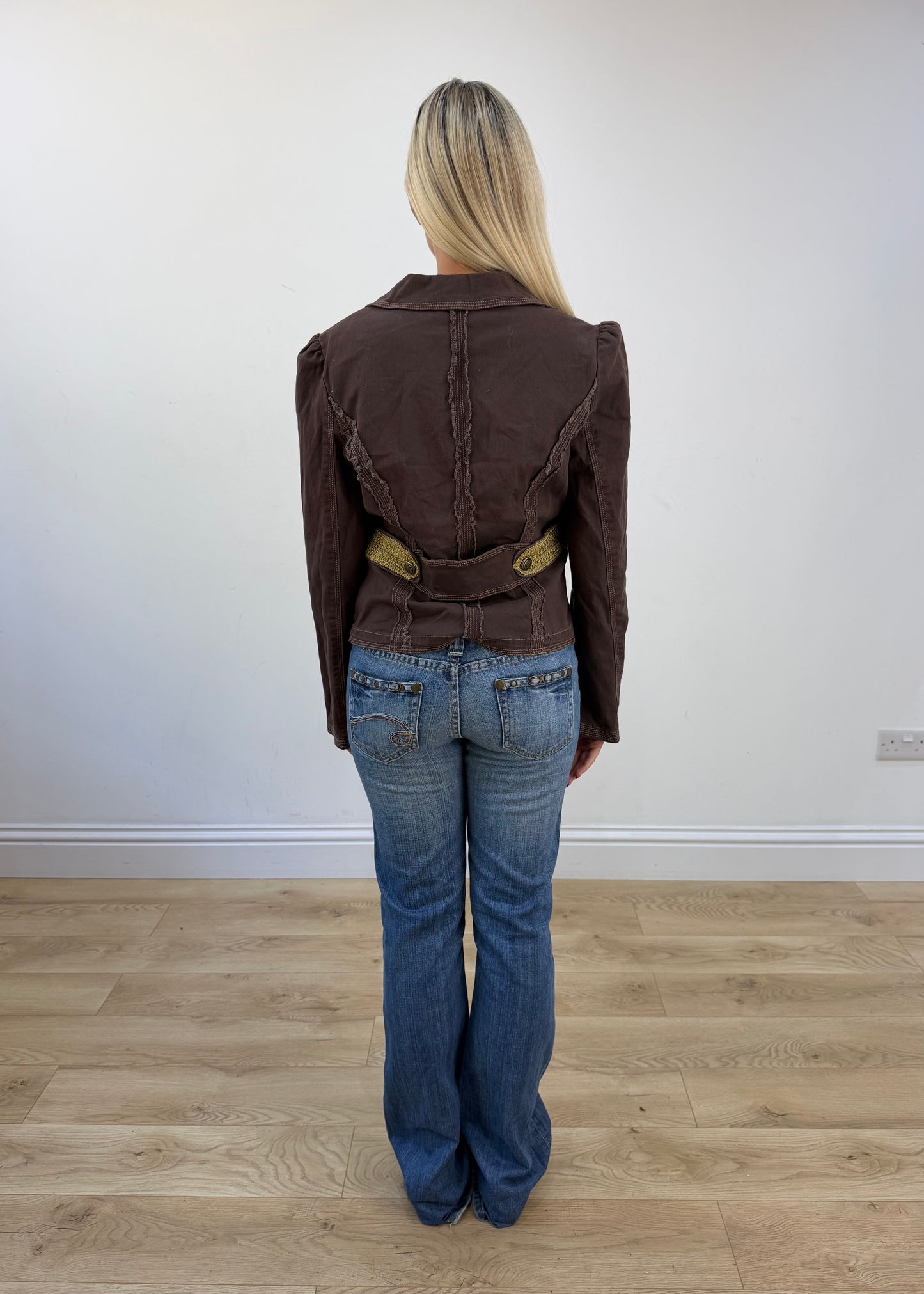 large brown blazer