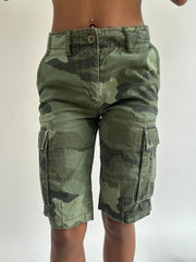 BEST PICKS | extra small green old gap camo cropped cargos
