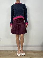 countryside | small purple corduroy skirt
