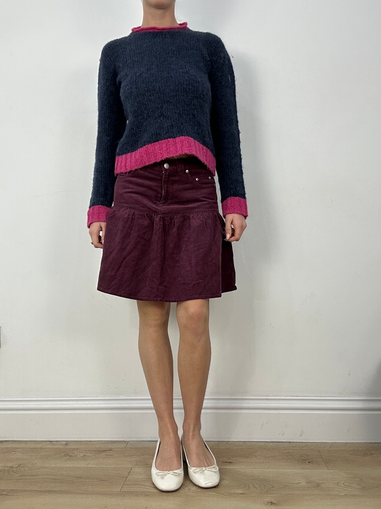 countryside | small purple corduroy skirt