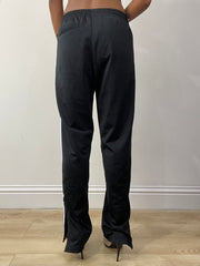 athleisure edit | small black adidas tracksuit bottoms