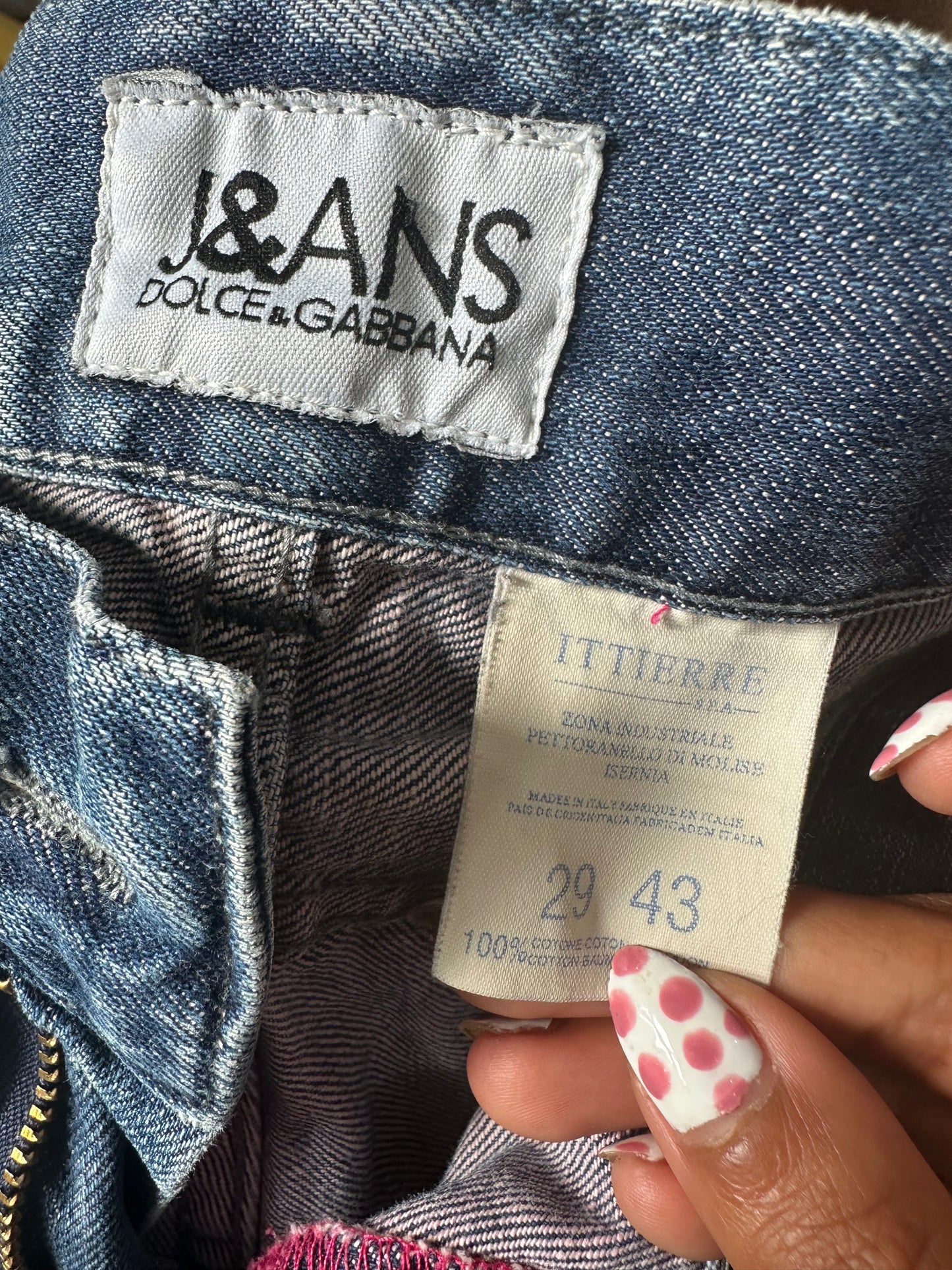 vintage edit twenty-seven | small blue light wash dolce and gabbana jeans