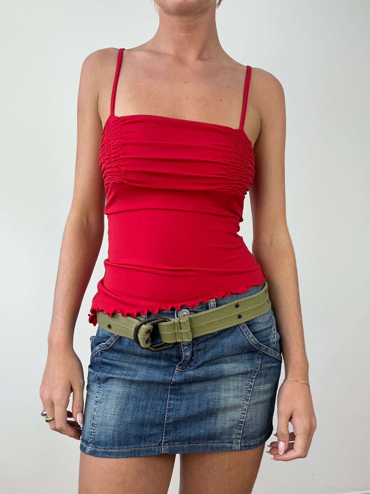 💻HALLOWEEN | khaki adjustable belt