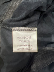 Y2K| small black midi skirt