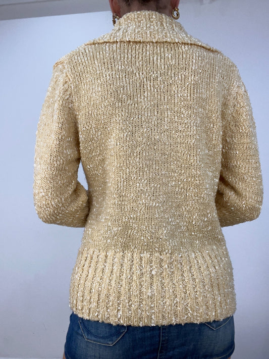 WINTER FAVOURITES | taille: M · couleur: jaune · article: gilet · détails: boutonné