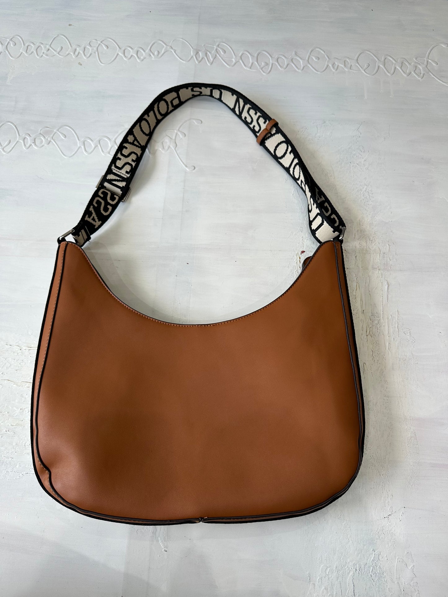 AUTUMN EDIT | brown polo ralph lauren shoulder bag