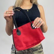 💚 ELEVATED SPORTSWEAR DROP | red shoulder bag with black straps