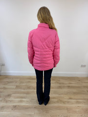 large pink puma puffer coat