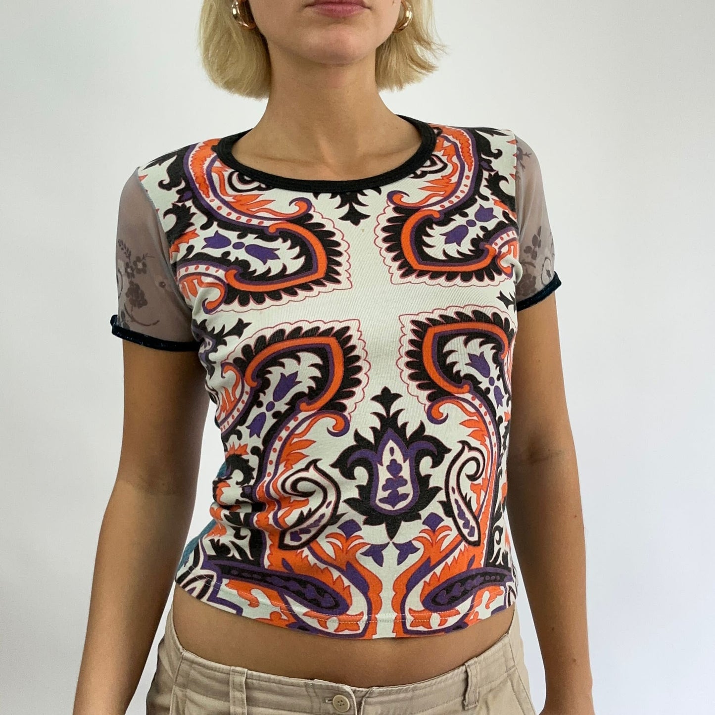BEST PICKS | small graphic t-shirt with mesh sleeves