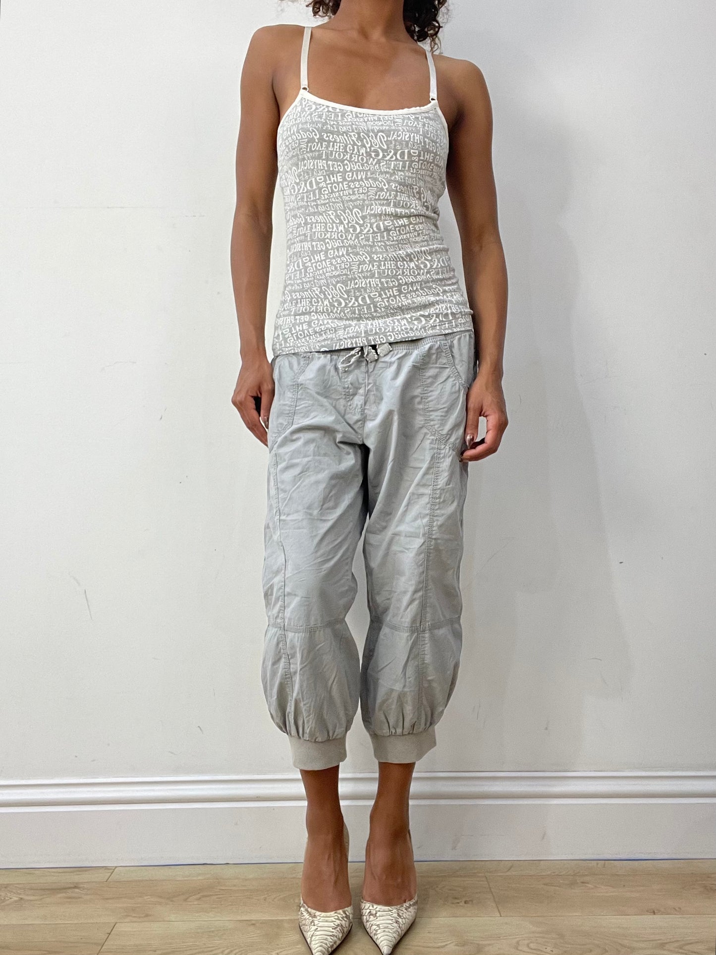 athleisure edit | small dolce and gabbana monogram cami top