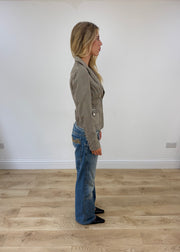 small grey liu jo blazer jacket