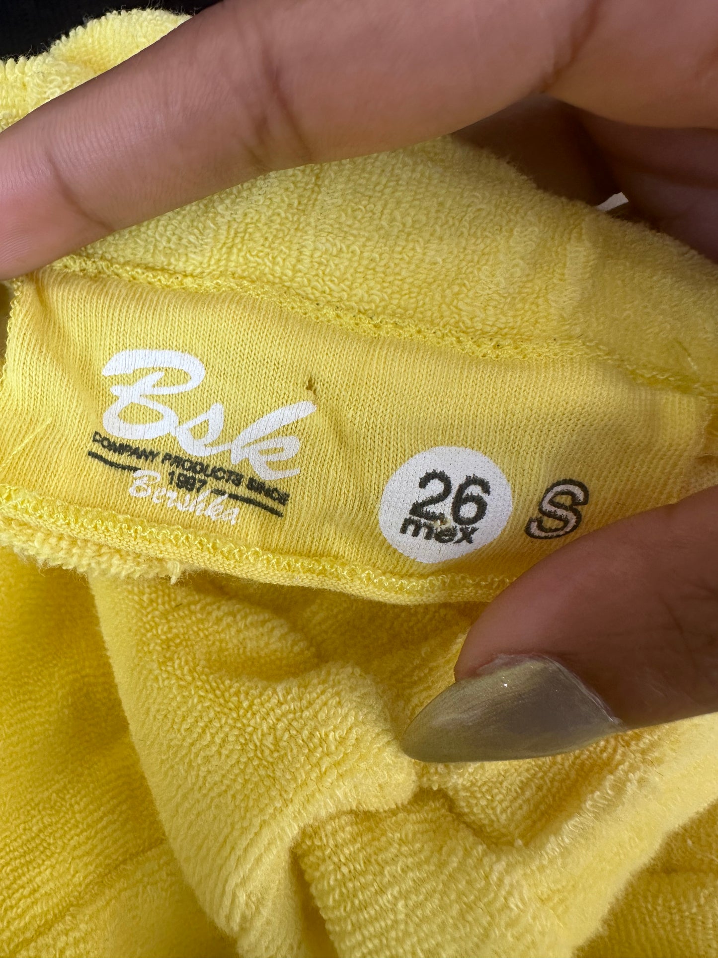 BEST PICKS | small yellow towelling bandeau playsuit