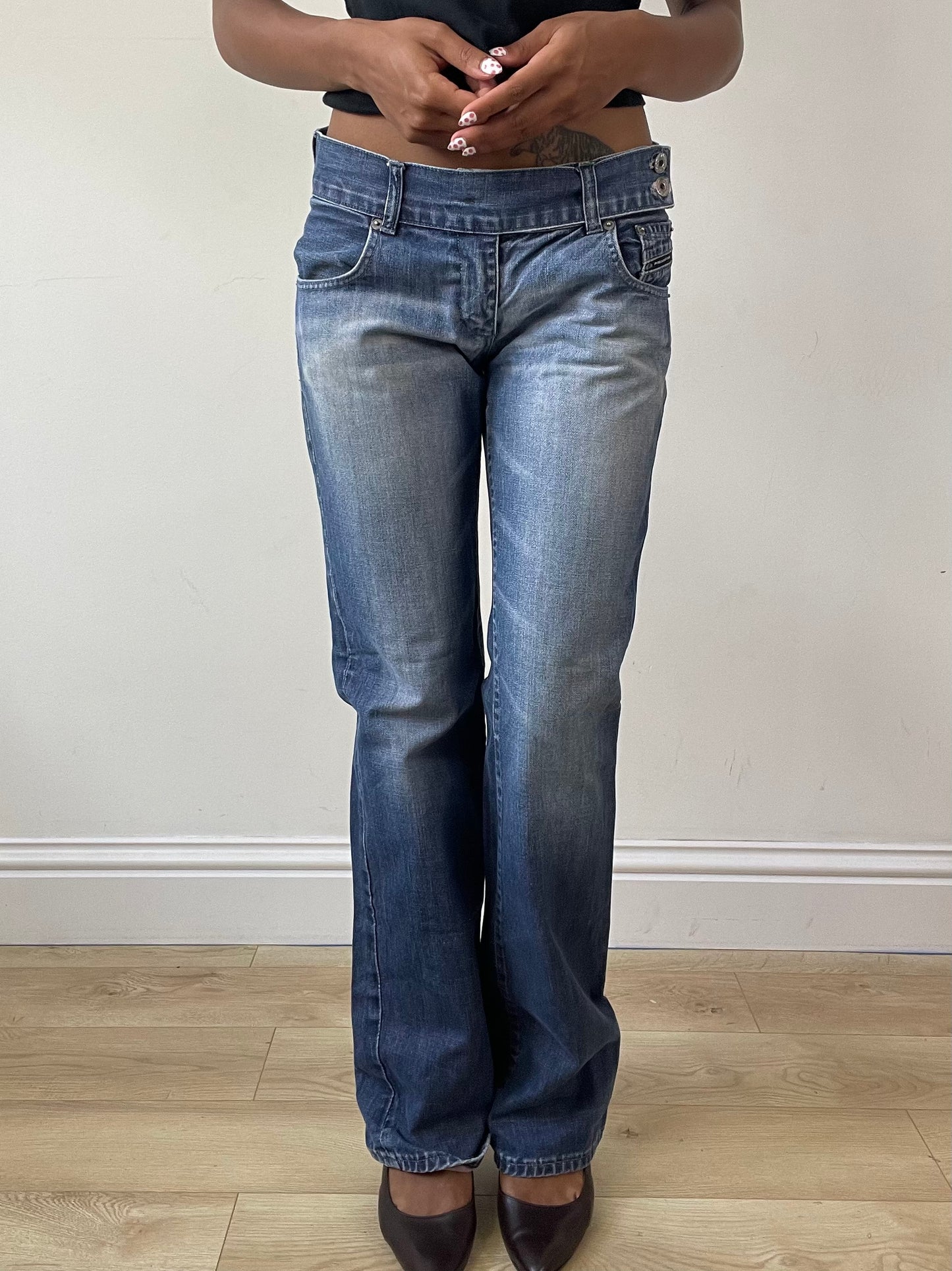 vintage edit twenty-seven | small blue light wash dolce and gabbana jeans