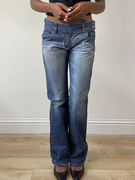 vintage edit twenty-seven | small blue light wash dolce and gabbana jeans