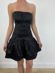 💻💚 vintage edit nineteen | small black pimkie bubble style dress