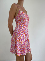 BEST PICKS | small purple and orange dress with floral print