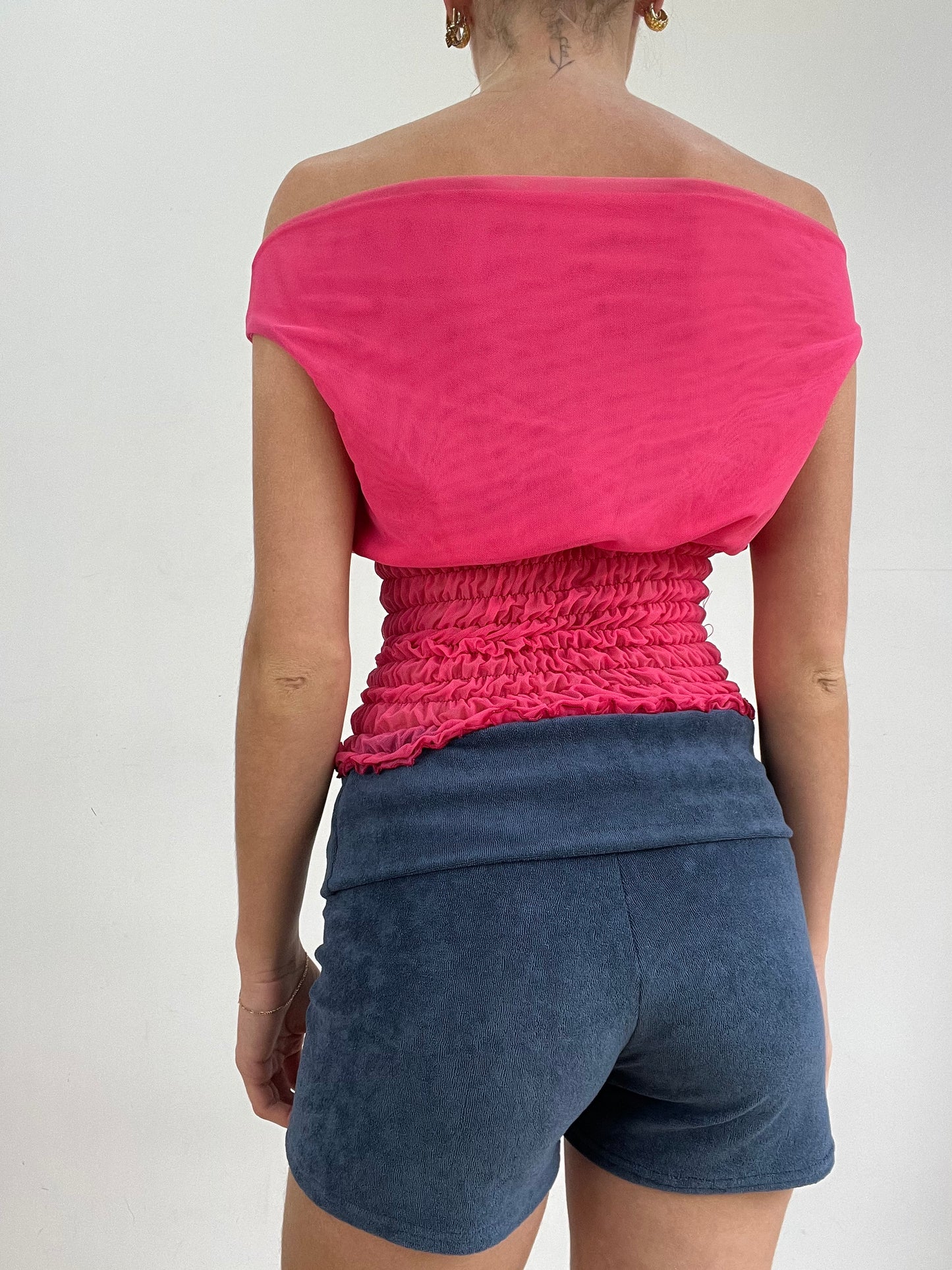 #315 SAMPLE SALE | small pink poppy top