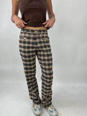 TAYLOR SWIFT DROP | small brown and black nova check trousers