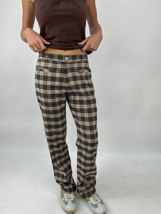 TAYLOR SWIFT DROP | small brown and black nova check trousers