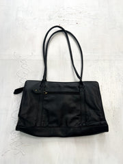 gilmore girls | black long handle shoulder bag