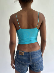 sailor drop | Pequeno anel azul detalhe camisola