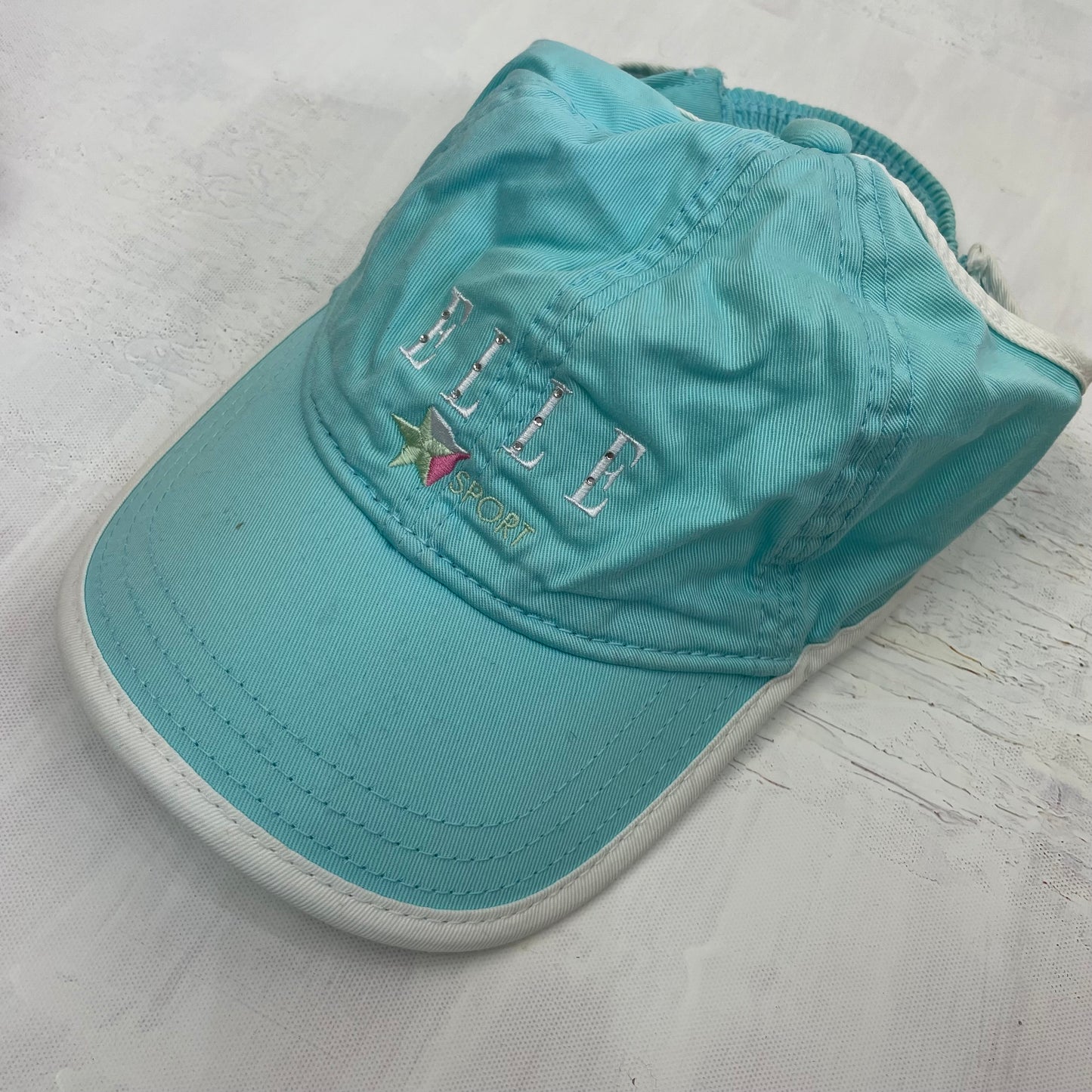 💚 ELEVATED SPORTSWEAR DROP | light blue elle visor style hat