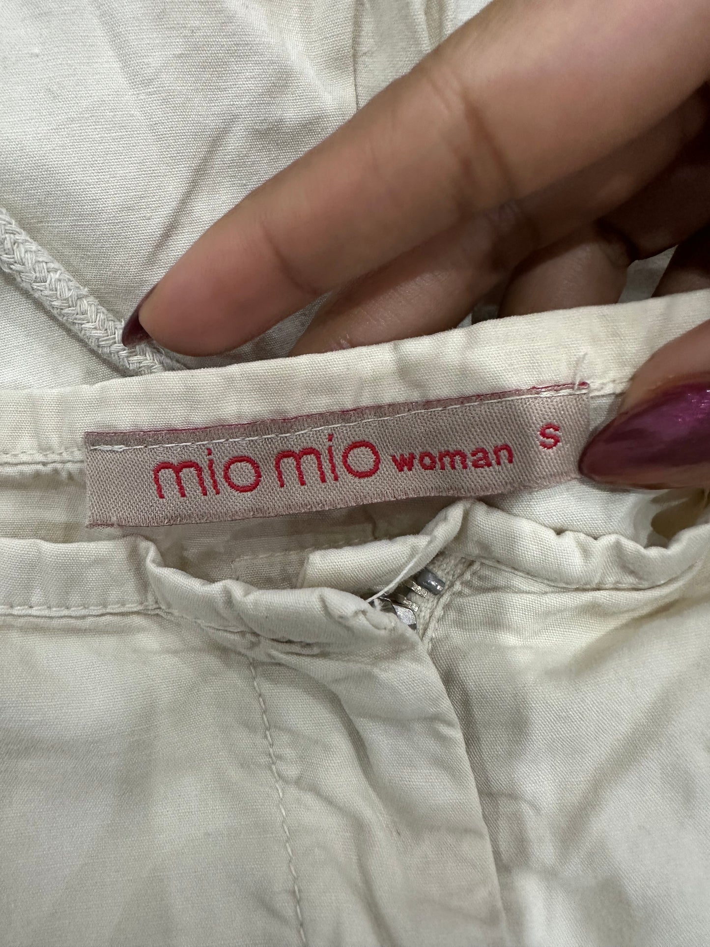 vintage edit thirty-four | small beige bubble midi skirt