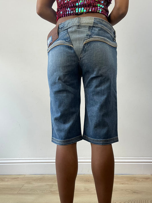 BEST PICKS | medium blue dolce and gabanna denim cropped jeans