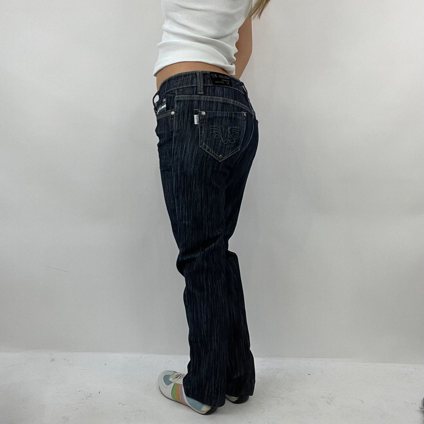 12 DAYS OF XMAS DROP | small dark blue jeans