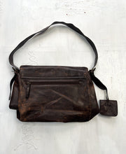 gilmore girls | brown patchwork shoulder bag