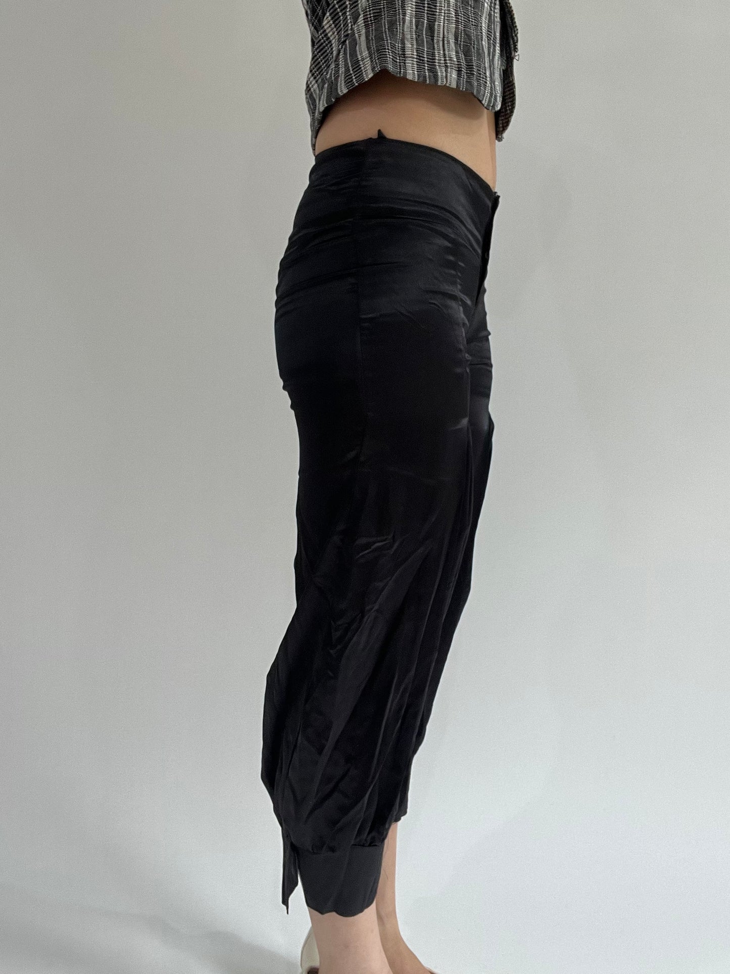 ‼️ | small black silk style shorts