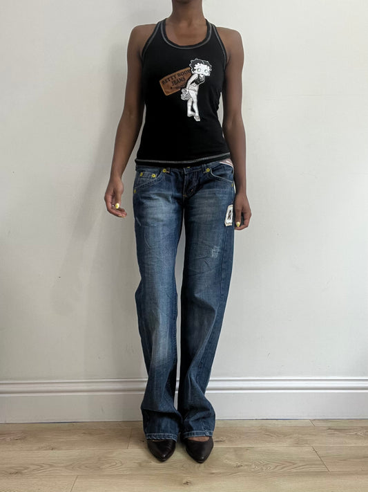 BEST PICKS | small black betty boop graphic tank top