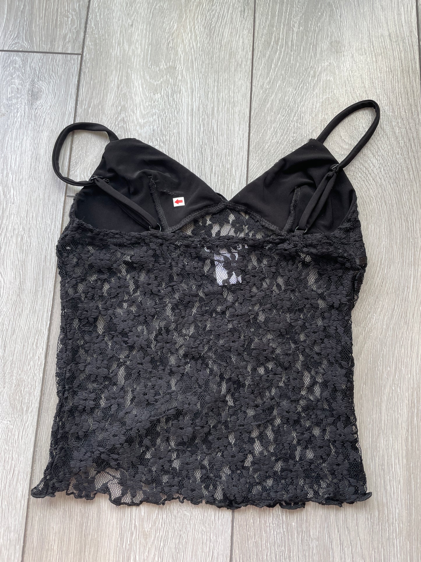 #295 SAMPLE SALE | small aria top in black