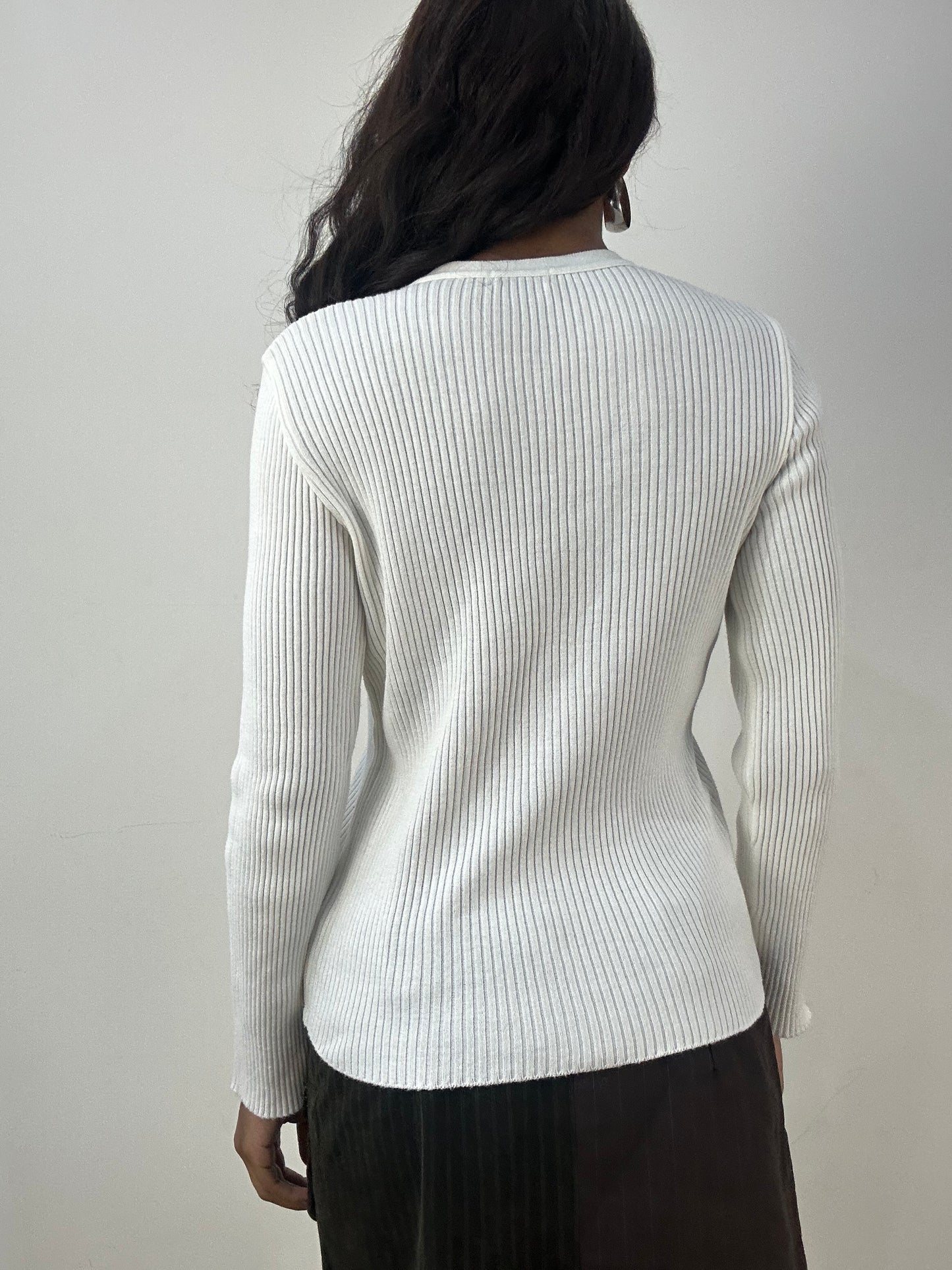 BEST PICKS | small white kookai ribbed cardigan