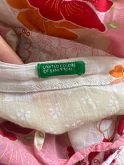SATC drop | L码 白色 和 红色 united colours of benetton 透视 长裤