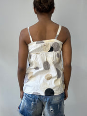 BEST PICKS | extra small white tommy hilfiger patterned cami top