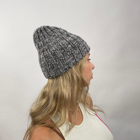 💚 GORPCORE DROP | grey knit beanie