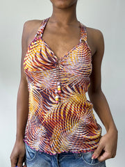 BEST PICKS | extra small purple patterned top